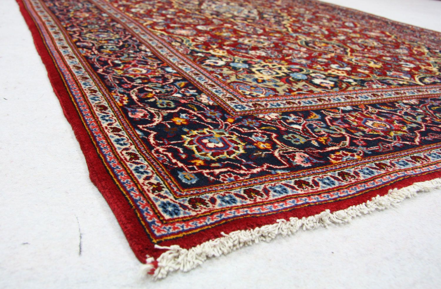 Perserteppich - Keshan 205 x 141 cm - rot