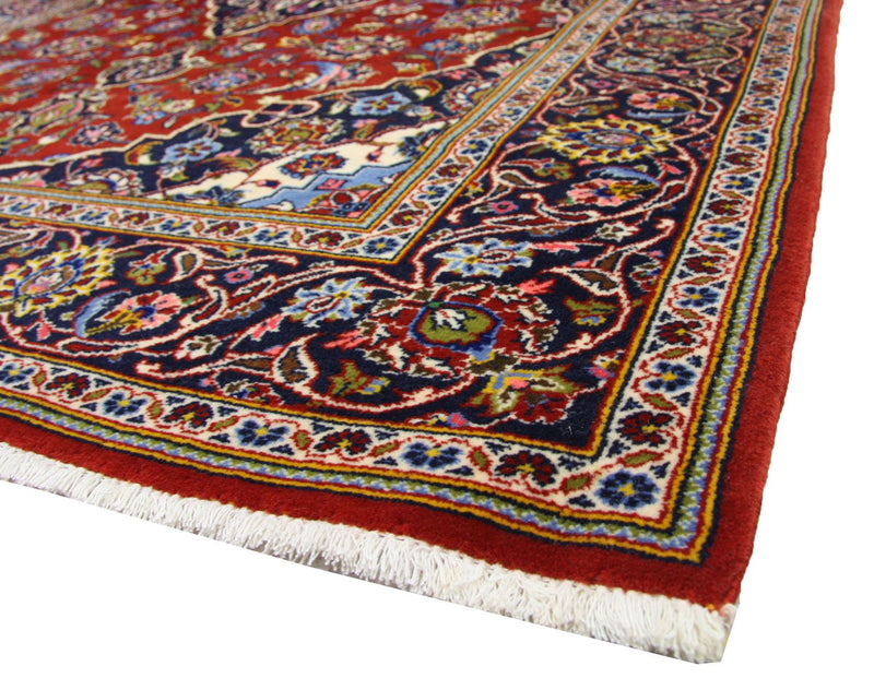 Perserteppich - Keshan 204 x 138 cm - blau