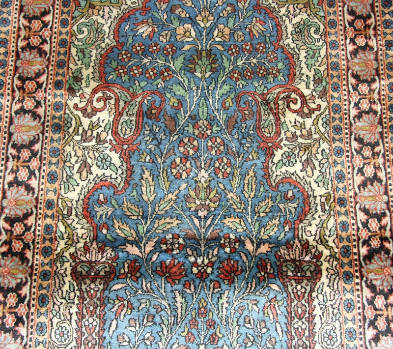 Seidenteppich - Kaschmir Seide 156 x 90 cm Teppichbrücke