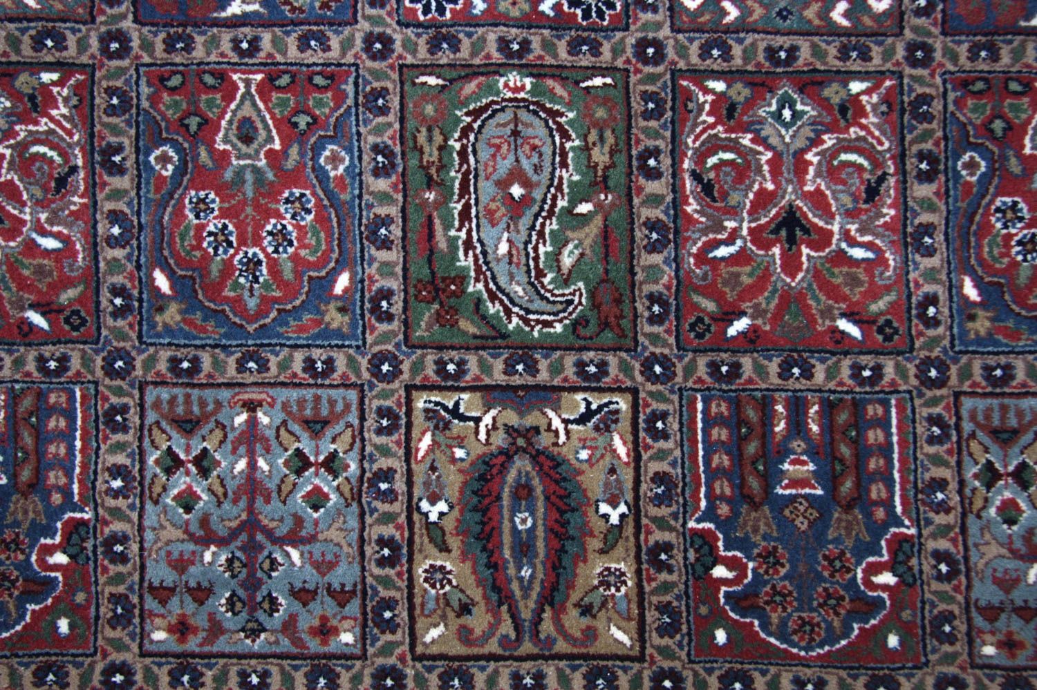 Perserteppich - Nomadic 351 x 256 cm - blau