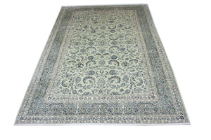 Perserteppich - Keshan 362 x 251 cm - blau