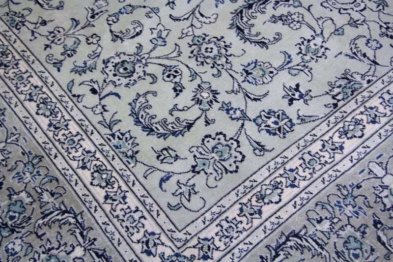 Perserteppich - Keshan 362 x 251 cm - blau