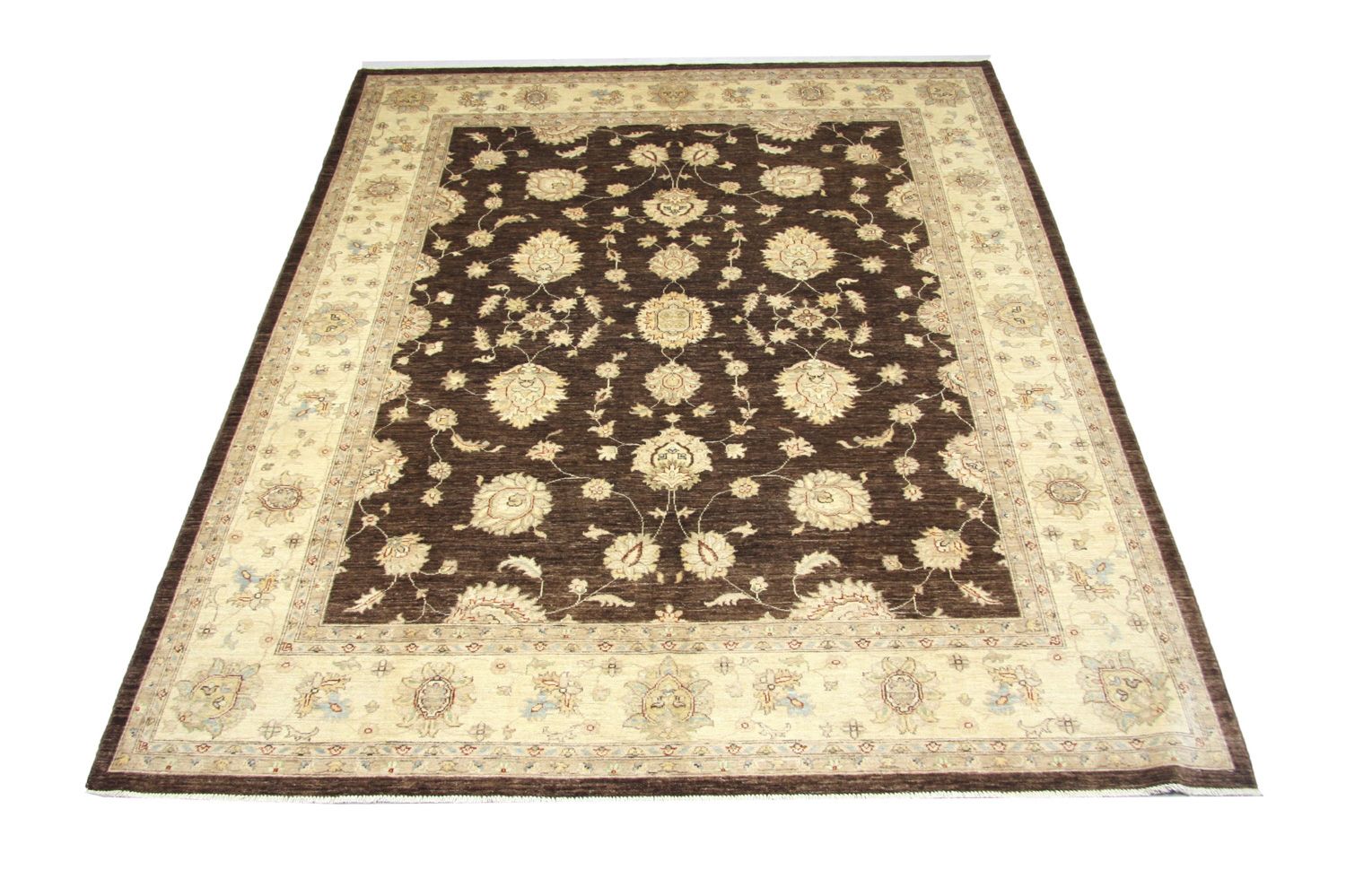Ziegler Teppich 302 x 241 cm - braun