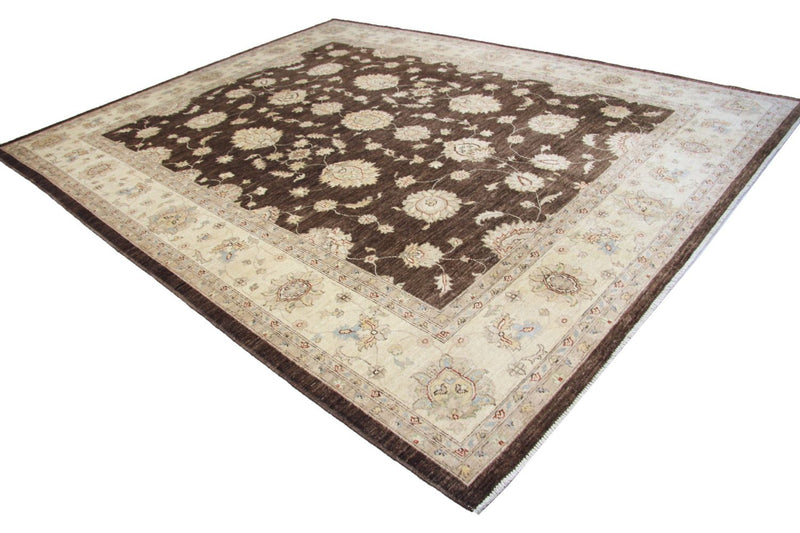 Ziegler Teppich 302 x 241 cm - braun