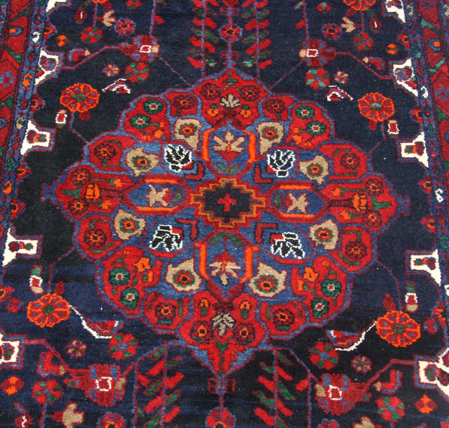 Perserteppich - Nomadic 525 x 118 cm - blau