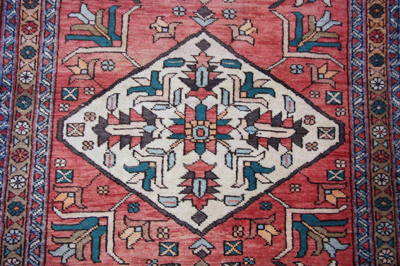 Perserteppich - Nomadic 340 x 102 cm - rot