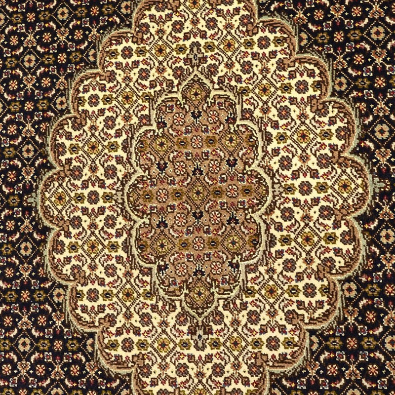 Perserteppich - Täbriz - Royal - Seidenkette - 160 x 98 cm - dunkelbeige