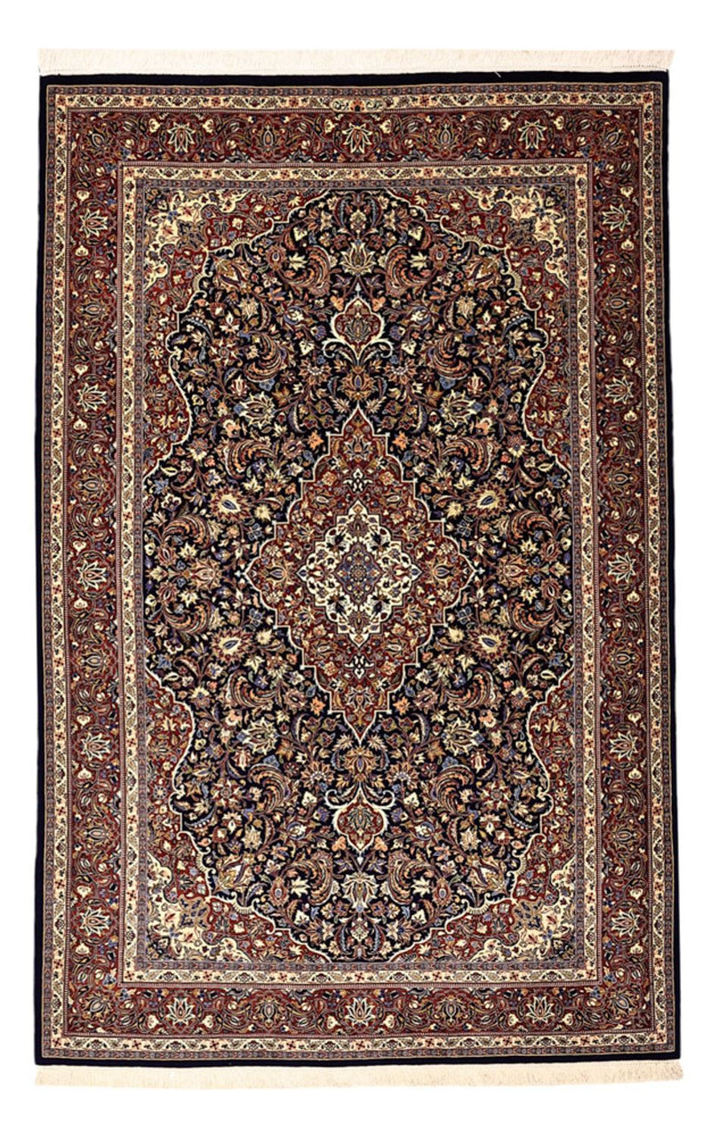 Perserteppich - Keshan - 203 x 132 cm - dunkelblau