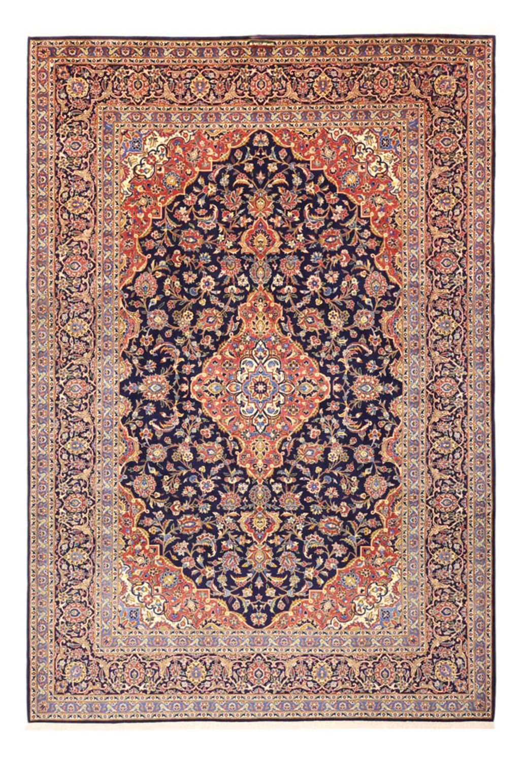 Perserteppich - Keshan - 321 x 221 cm - dunkelblau