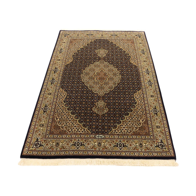 Perserteppich - Täbriz - Royal - Seidenkette - 149 x 100 cm - dunkelbeige