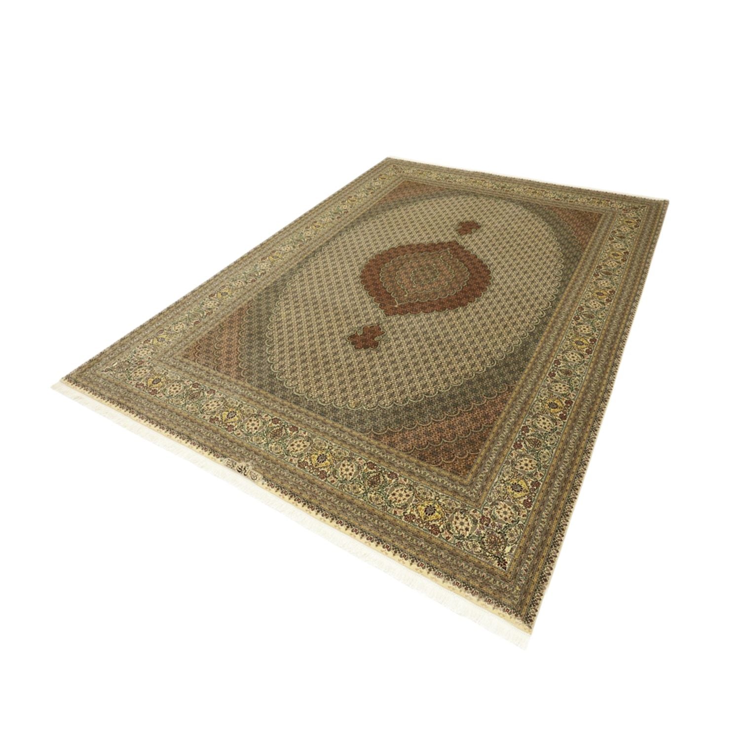 Perserteppich - Täbriz - Royal - Royal - 348 x 248 cm - hellbeige