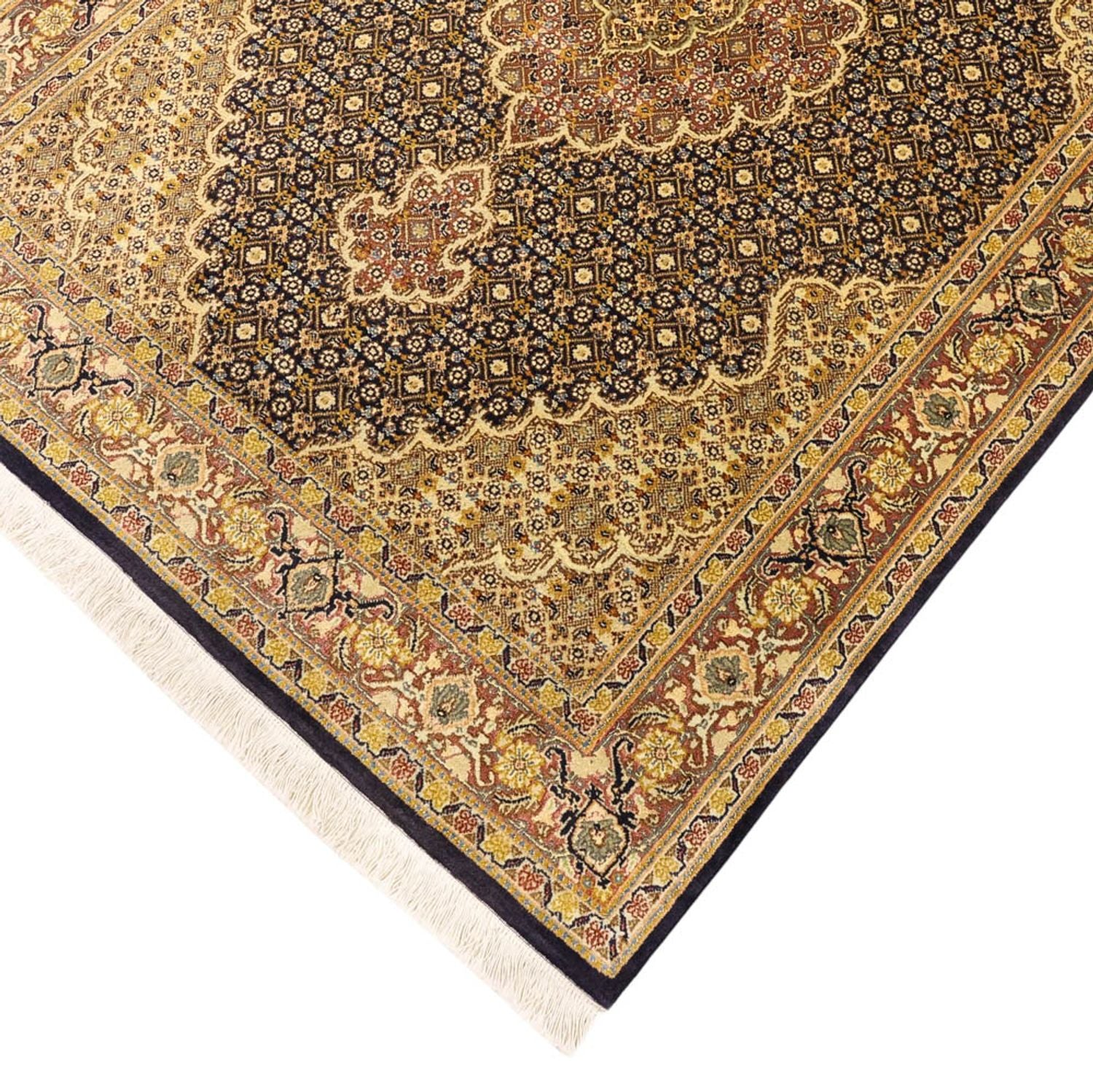 Perserteppich - Täbriz - Royal - 148 x 100 cm - dunkelblau