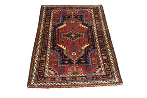 Perserteppich - Nomadic 138 x 92 cm - rot