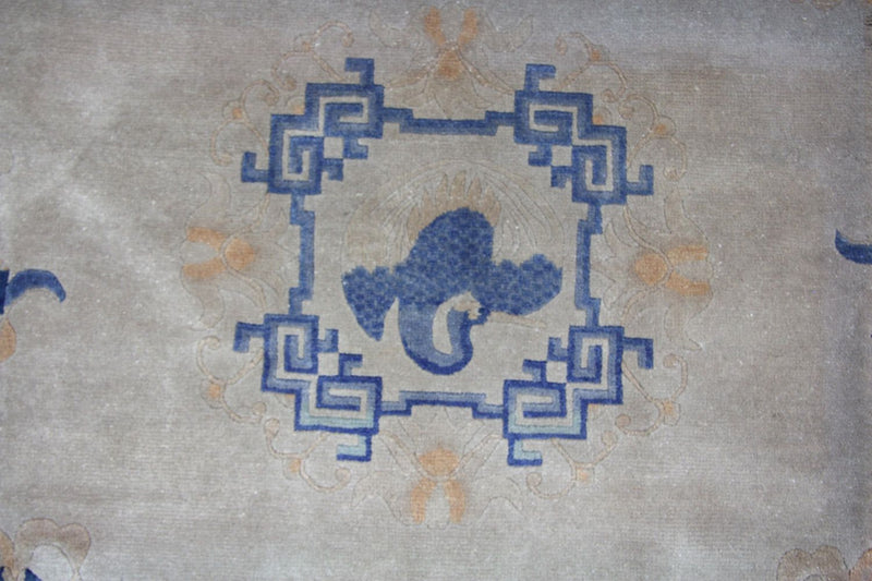China Teppich 298 x 198 cm - blau