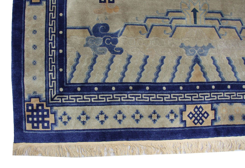 China Teppich 298 x 198 cm - blau