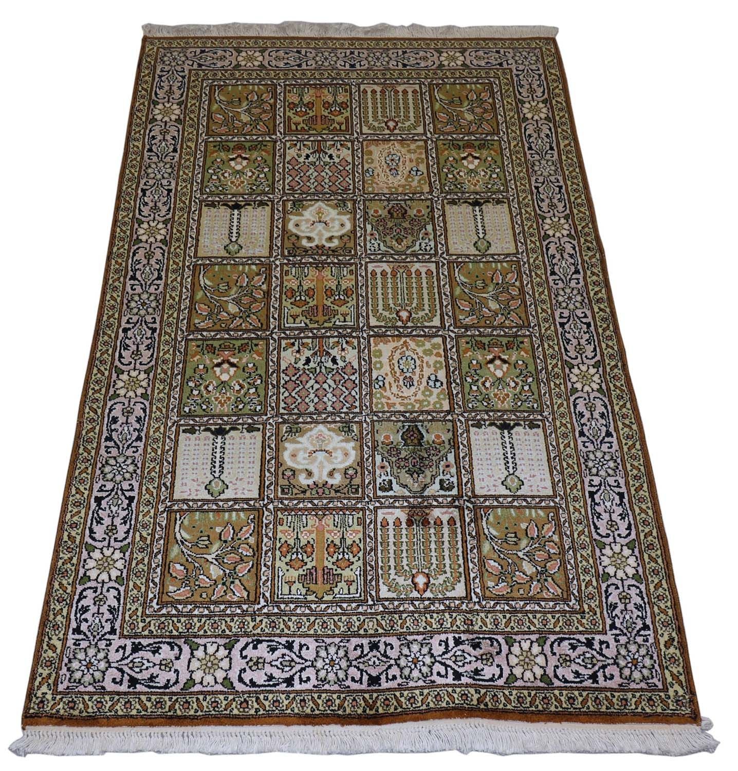 Seidenteppich - Kaschmir Seide 152 x 90 cm Teppichbrücke