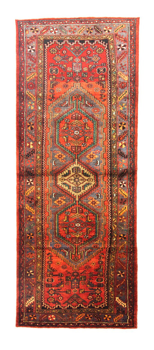 Perserteppich - Nomadic 295 x 110 cm - orange
