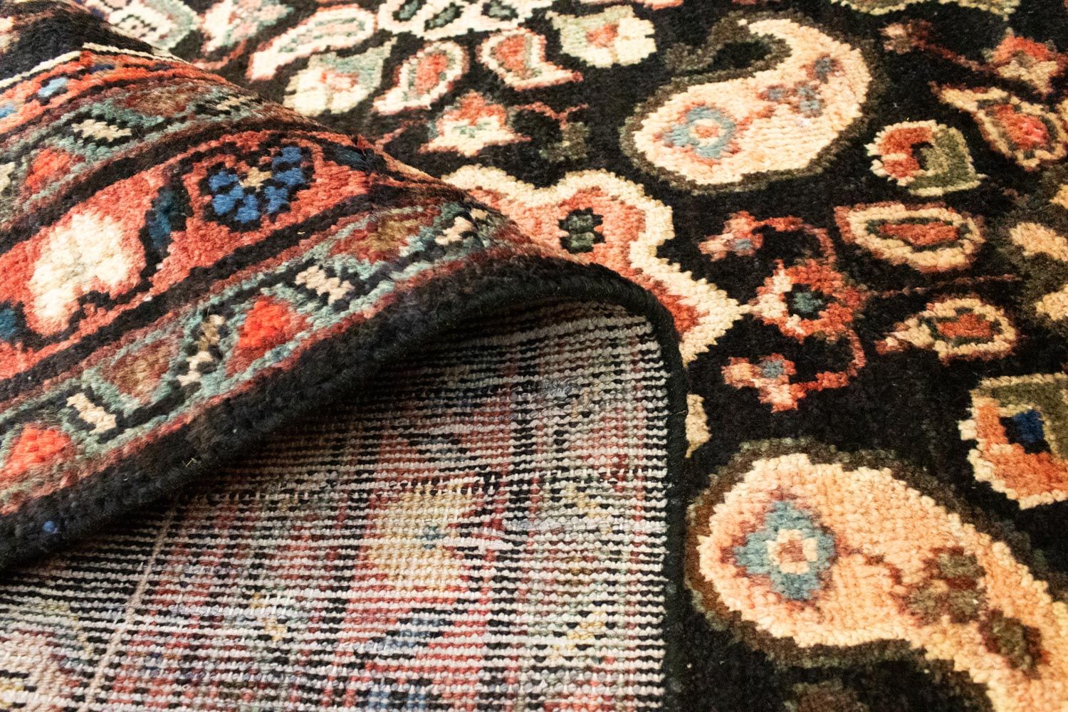 Perserteppich - Nomadic 327 x 112 cm - blau