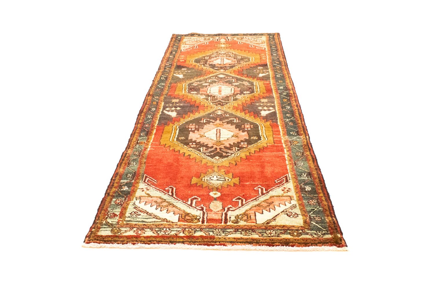 Perserteppich - Nomadic 291 x 106 cm - rost