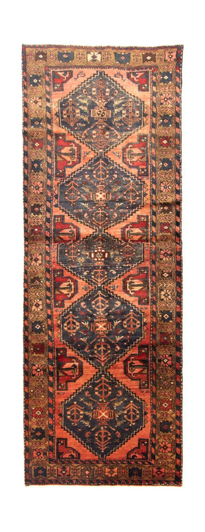 Perserteppich - Nomadic 295 x 104 cm - blau