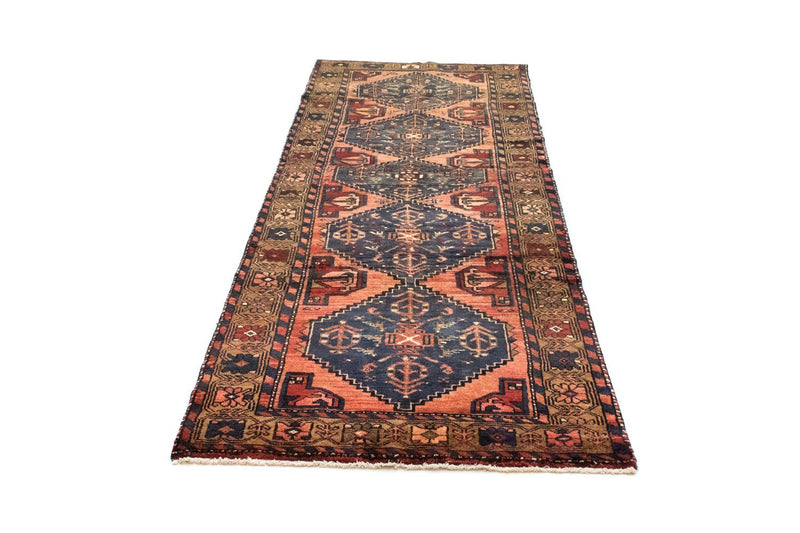 Perserteppich - Nomadic 295 x 104 cm - blau