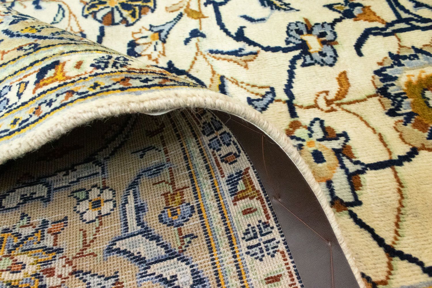 Perserteppich - Keshan 378 x 237 cm - beige