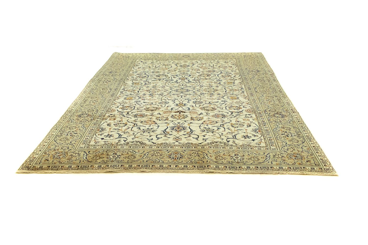 Perserteppich - Keshan 378 x 237 cm - beige