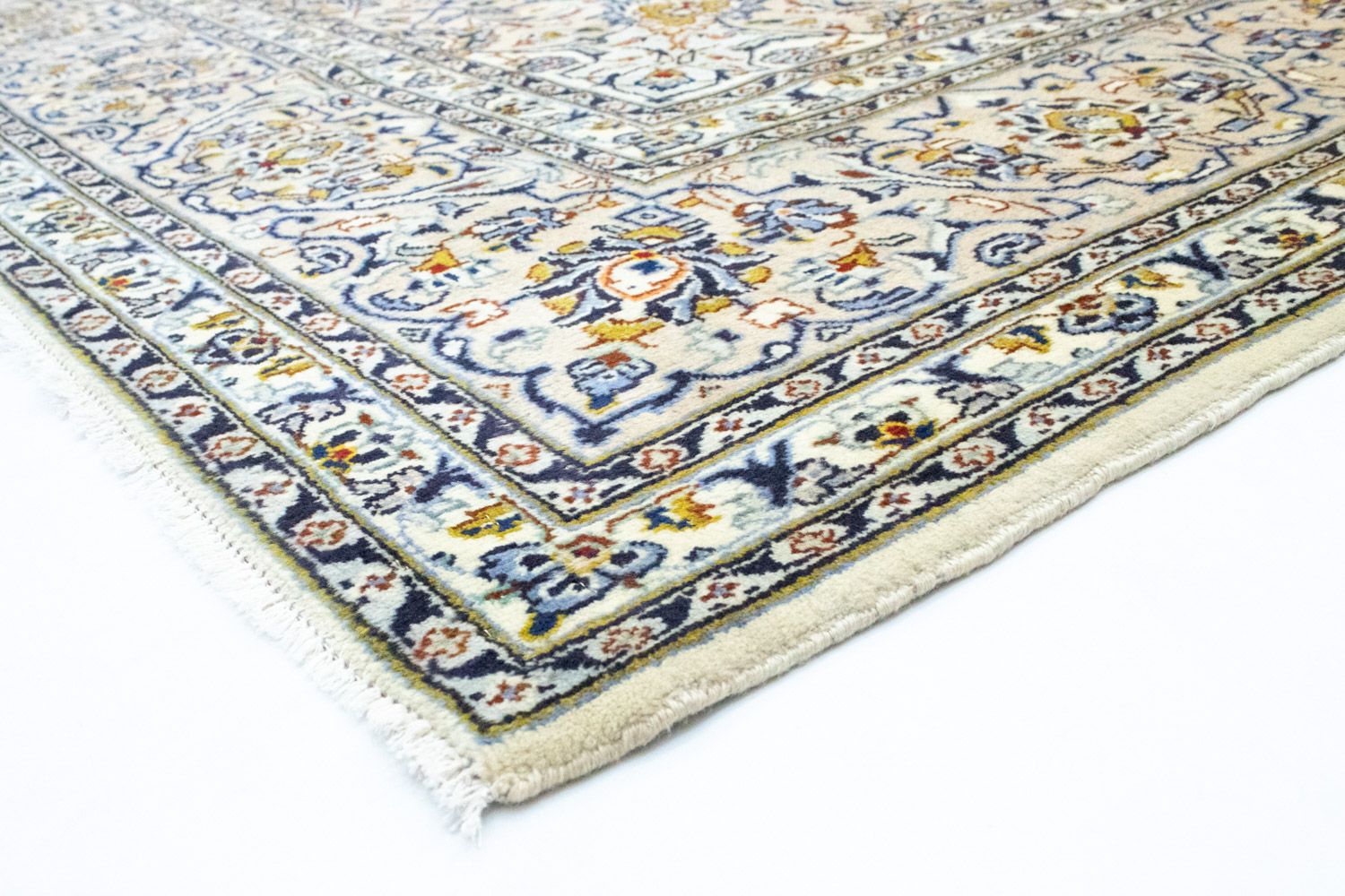 Perserteppich - Keshan 405 x 294 cm - beige