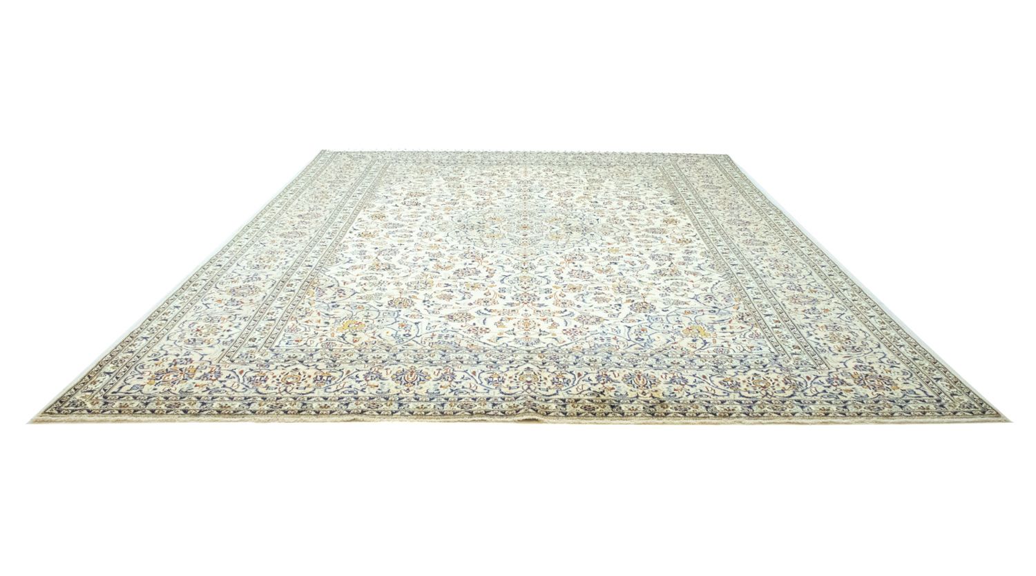 Perserteppich - Keshan 405 x 294 cm - beige