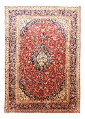 Perserteppich - Keshan 415 x 291 cm - blau