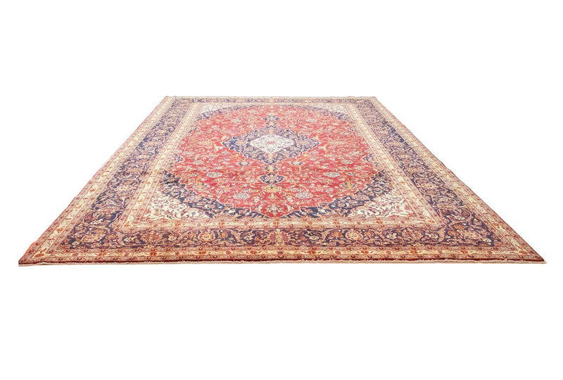 Perserteppich - Keshan 415 x 291 cm - blau
