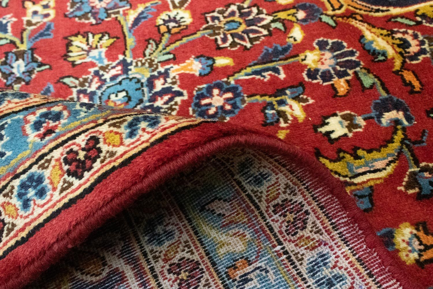 Perserteppich - Keshan 414 x 297 cm - orange