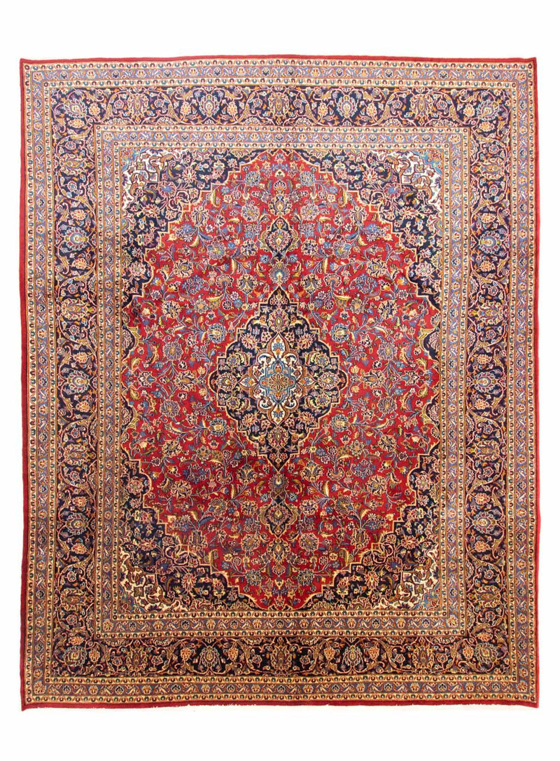 Perserteppich - Keshan 384 x 303 cm - blau