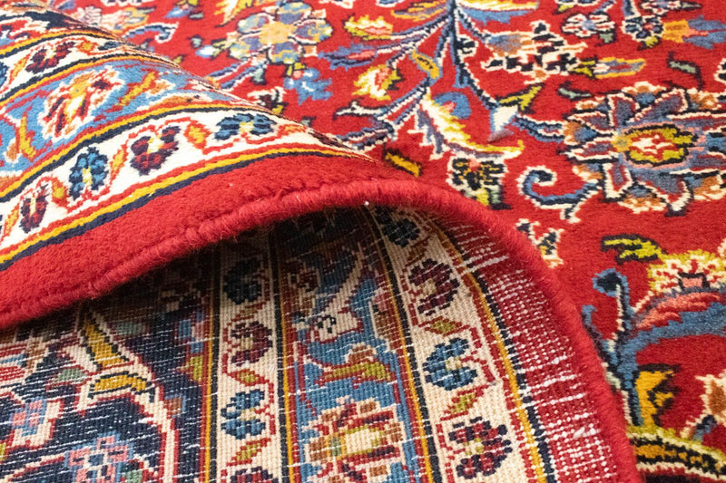 Perserteppich - Keshan 384 x 303 cm - blau