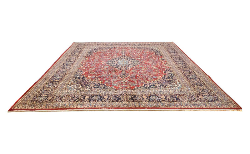 Perserteppich - Keshan 384 x 303 cm - blau