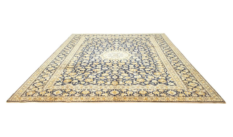 Perserteppich - Keshan 412 x 307 cm - blau