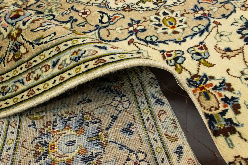 Perserteppich - Keshan 300 x 198 cm - beige