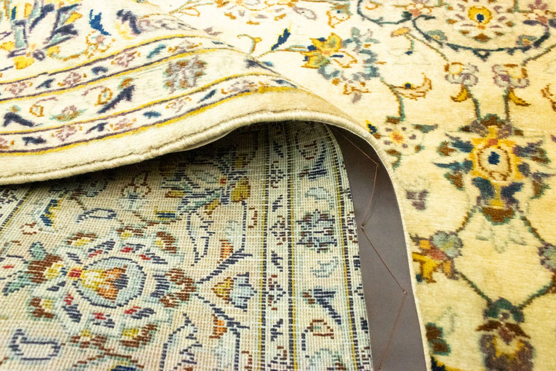 Perserteppich - Keshan 300 x 202 cm - beige