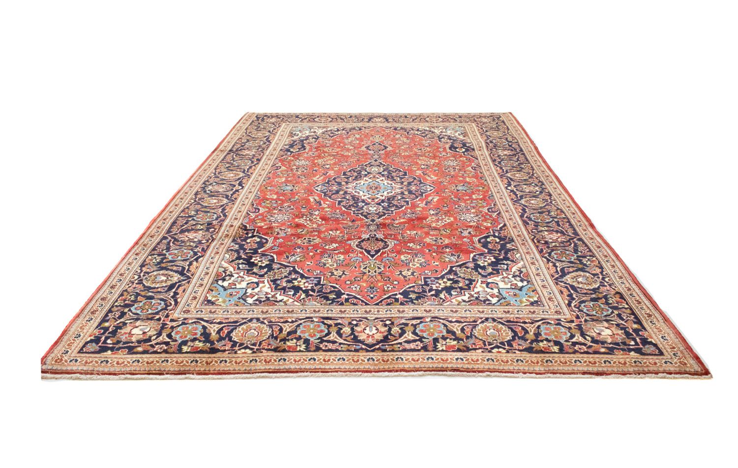 Perserteppich - Keshan 349 x 246 cm - orange