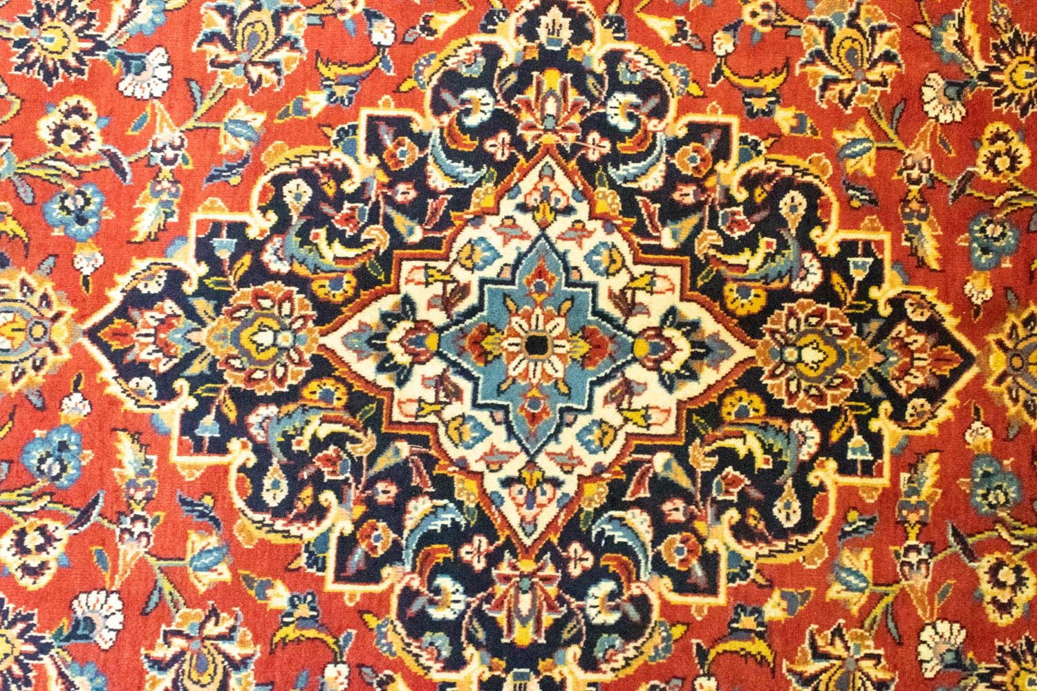 Perserteppich - Keshan 382 x 270 cm - orange