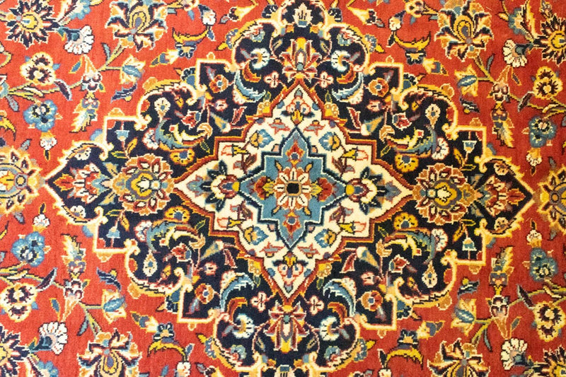 Perserteppich - Keshan 382 x 270 cm - orange