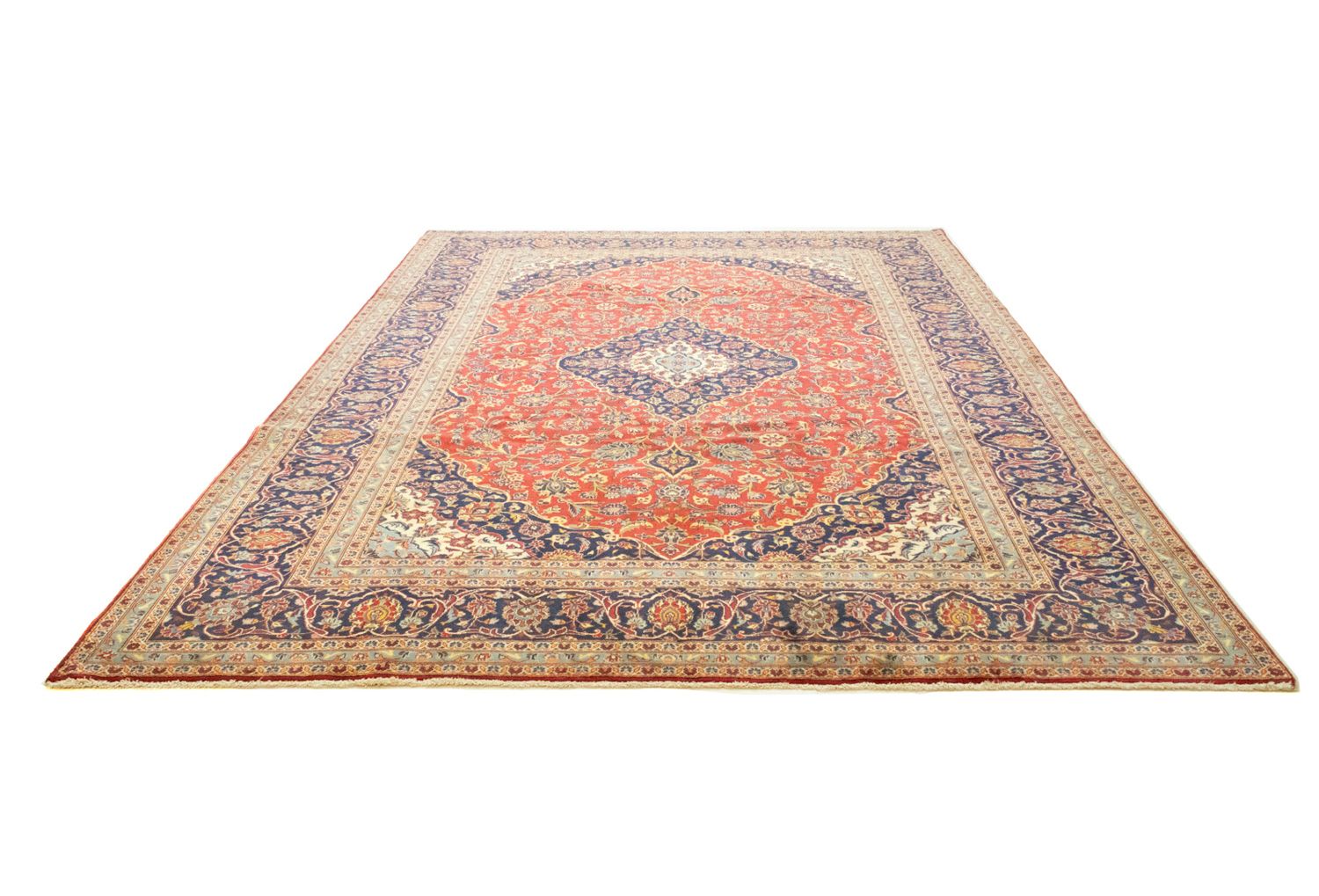 Perserteppich - Keshan 345 x 251 cm - rot