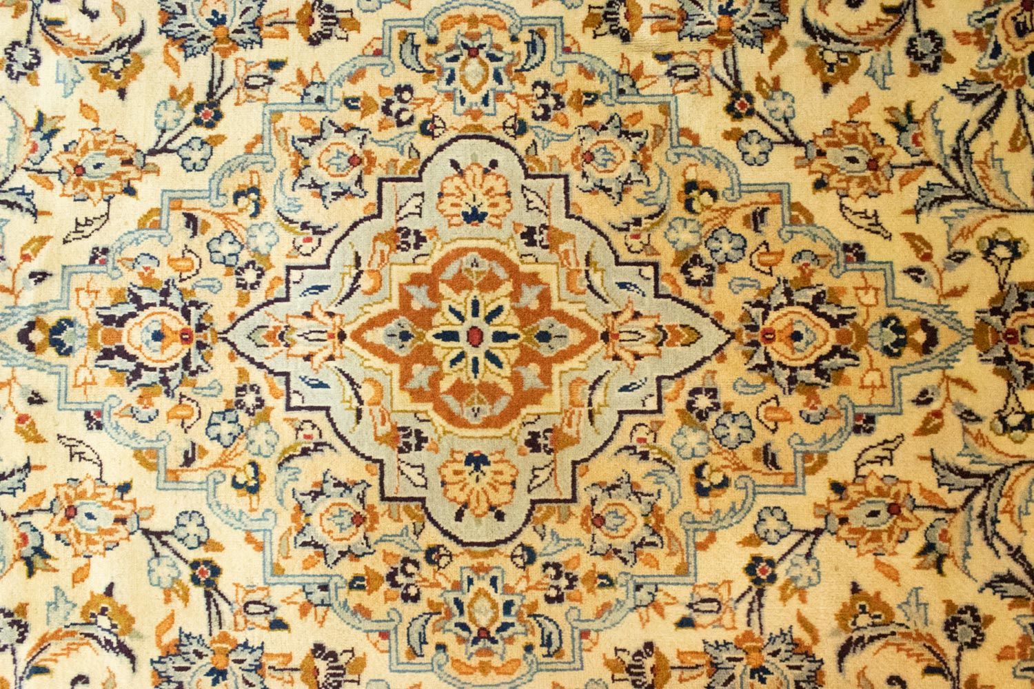 Perserteppich - Keshan 369 x 246 cm - beige