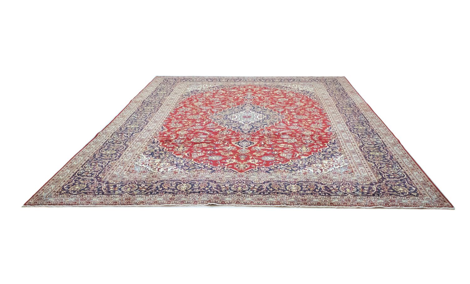 Perserteppich - Keshan 390 x 297 cm - rot