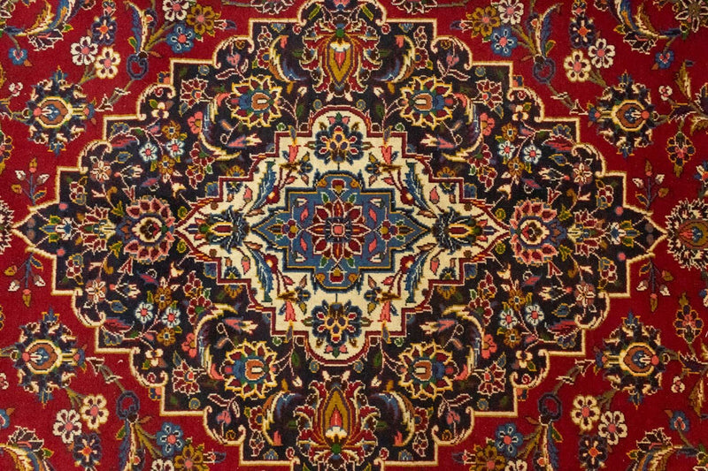 Perserteppich - Keshan 391 x 294 cm - rot