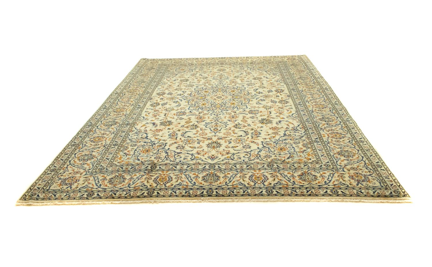 Perserteppich - Keshan 347 x 250 cm - beige