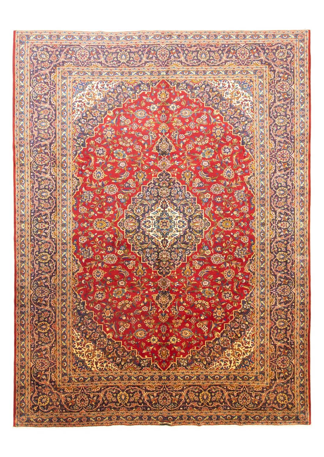 Perserteppich - Keshan 400 x 295 cm - rot