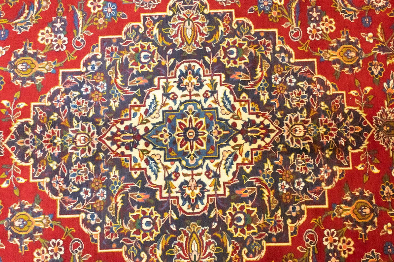 Perserteppich - Keshan 400 x 295 cm - rot