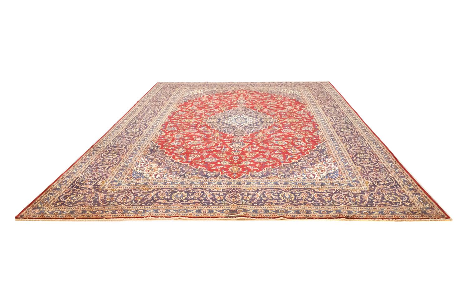 Perserteppich - Keshan 400 x 295 cm - rot