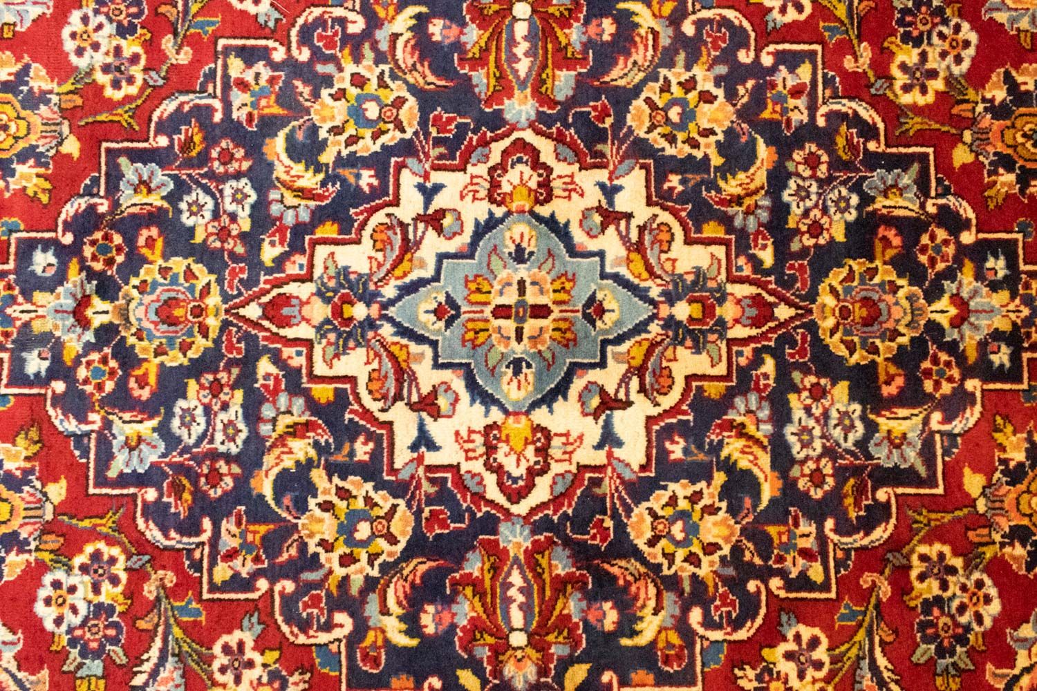 Perserteppich - Keshan 402 x 297 cm - rot